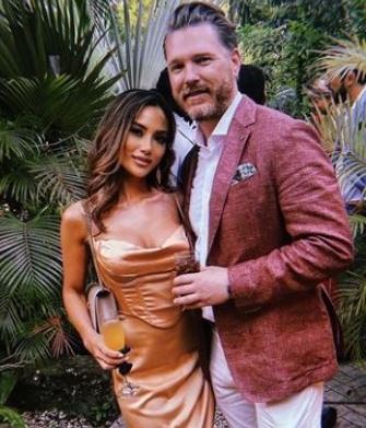 Ria Sommerfeld with her soon-to-be husband D. Michael McCarroll